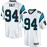 Nike Men & Women & Youth Panthers #94 Ealy White Team Color Game Jersey,baseball caps,new era cap wholesale,wholesale hats